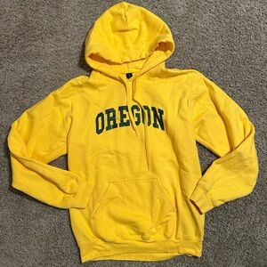 Gildan Yellow Oregon Hoodie
